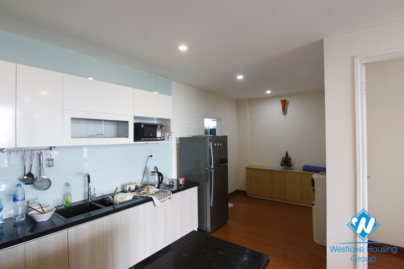 Bright 2-bedroom apartment with beautiful lakeview for rent on Kim Ma